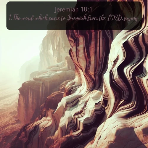 citation biblique : 1. The word which came to Jeremiah from the LORD, saying,
 sur fond image nature