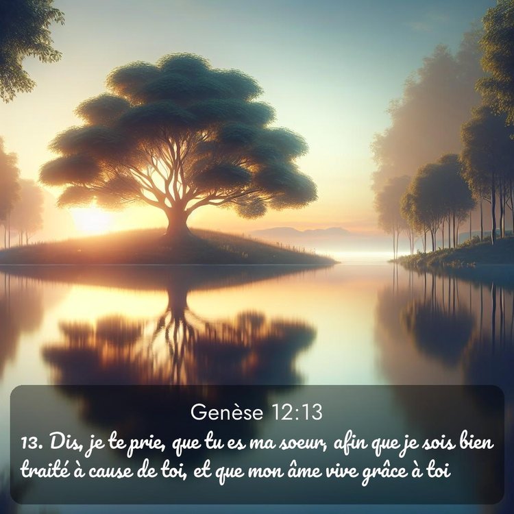 Segond Genèse 12:13