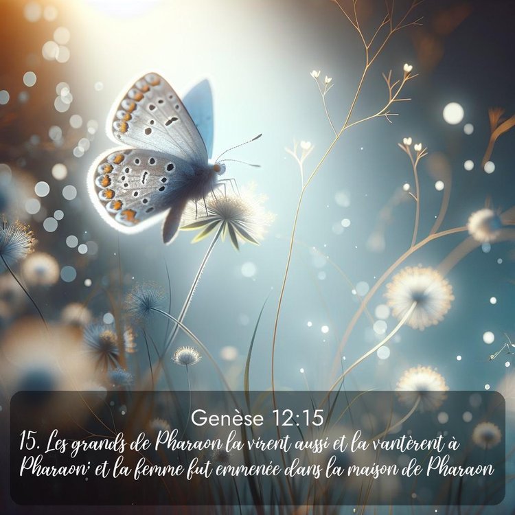 Segond Genèse 12:15