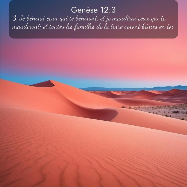 Segond Genèse 12:3