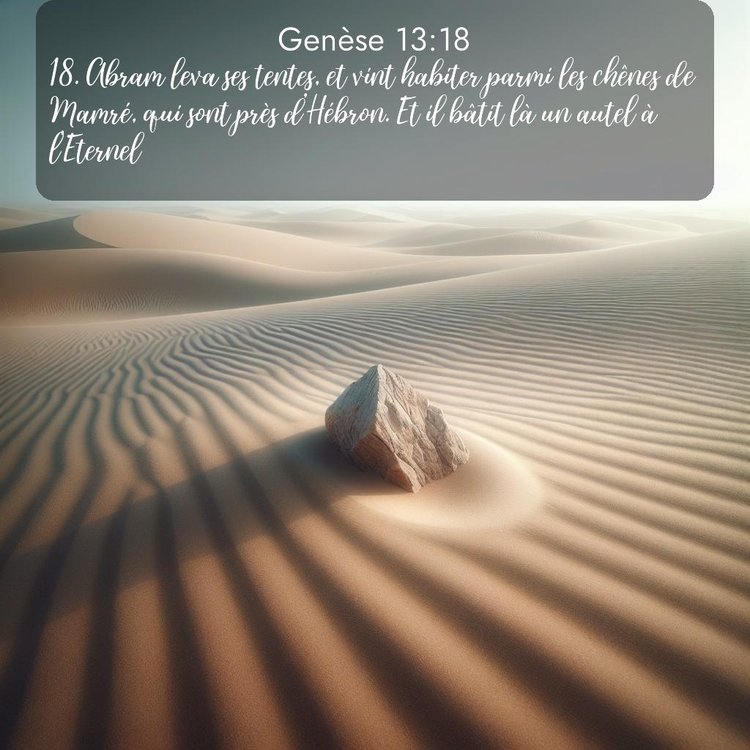 Segond Genèse 13:18