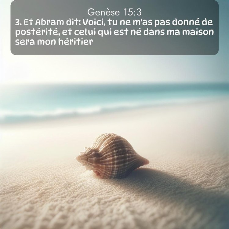 Segond Genèse 15:3