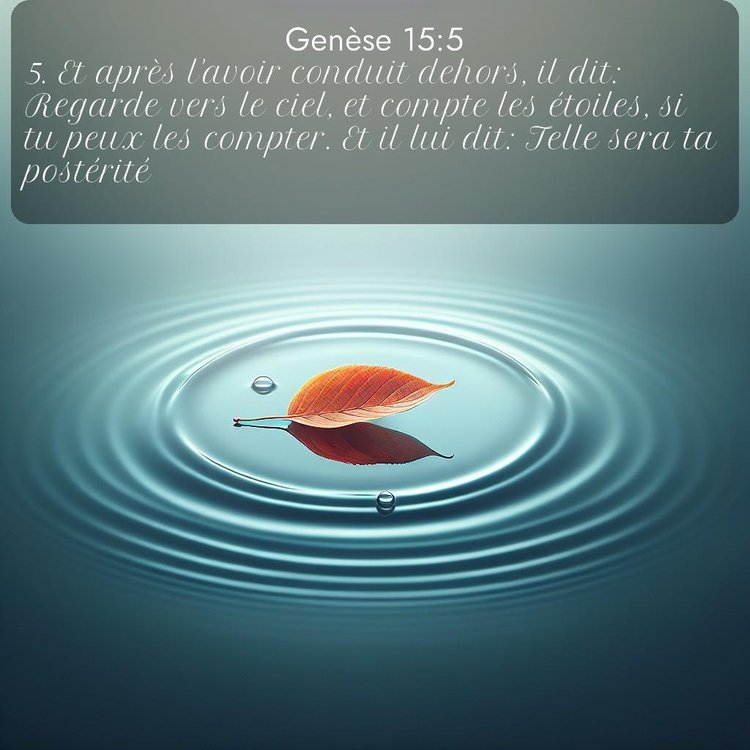 Segond Genèse 15:5