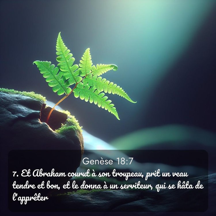 Segond Genèse 18:7