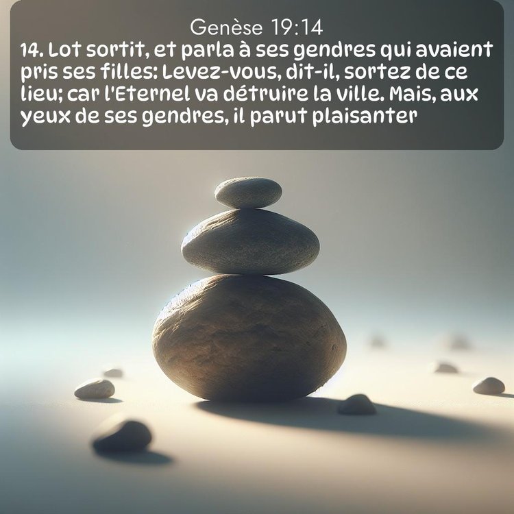 Segond Genèse 19:14