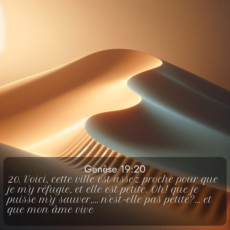 Segond Genèse 19:20