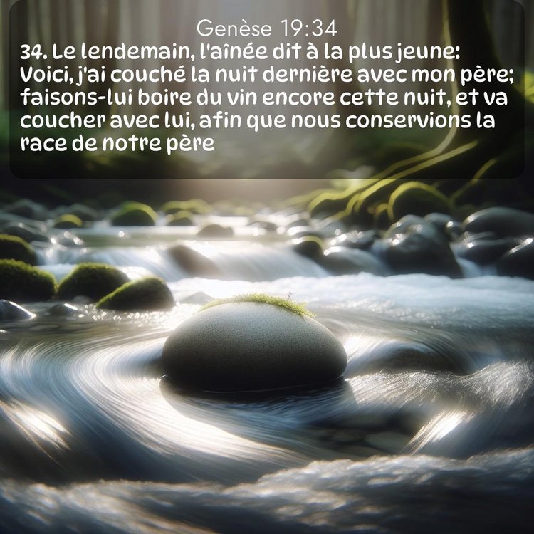 Segond Genèse 19:34