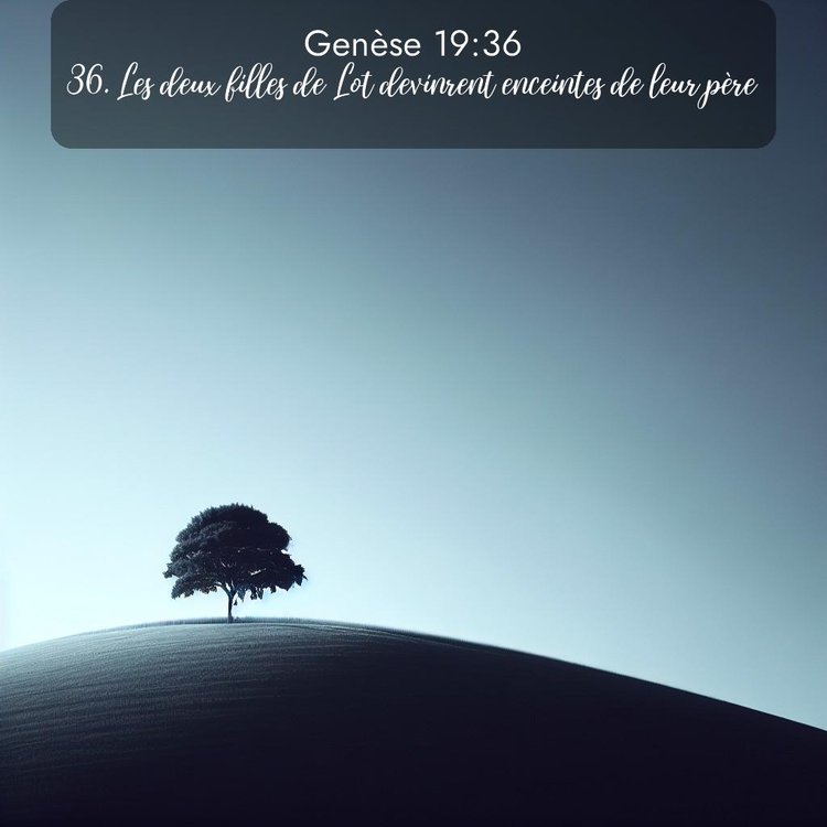 Segond Genèse 19:36