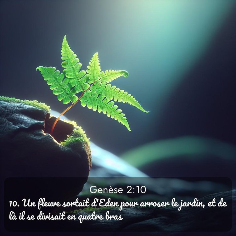 Segond Genèse 2:10