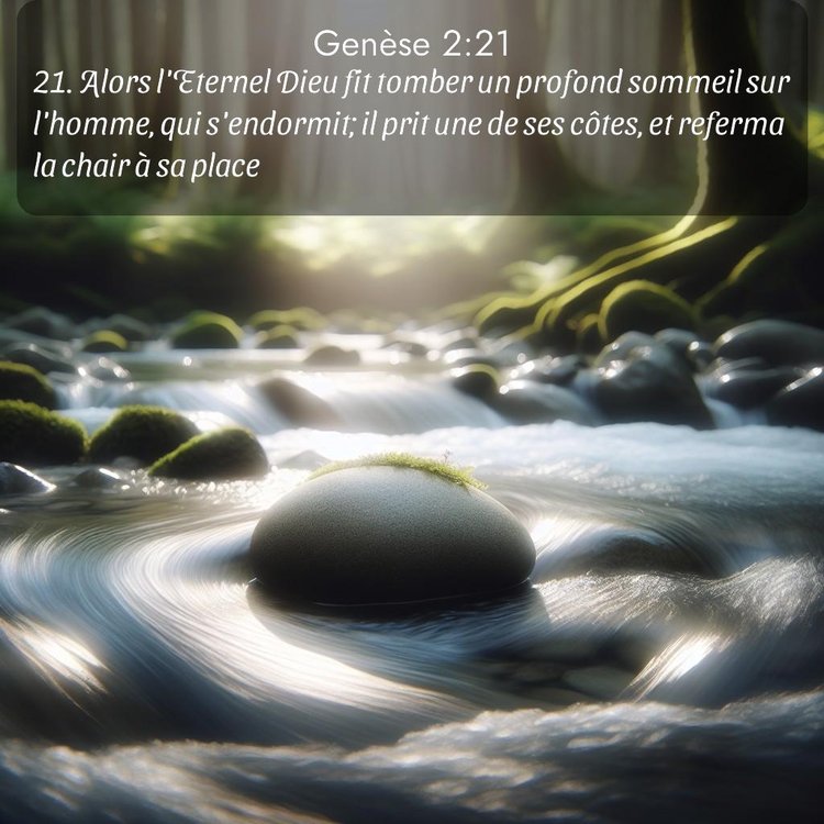 Segond Genèse 2:21