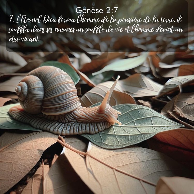 Segond Genèse 2:7