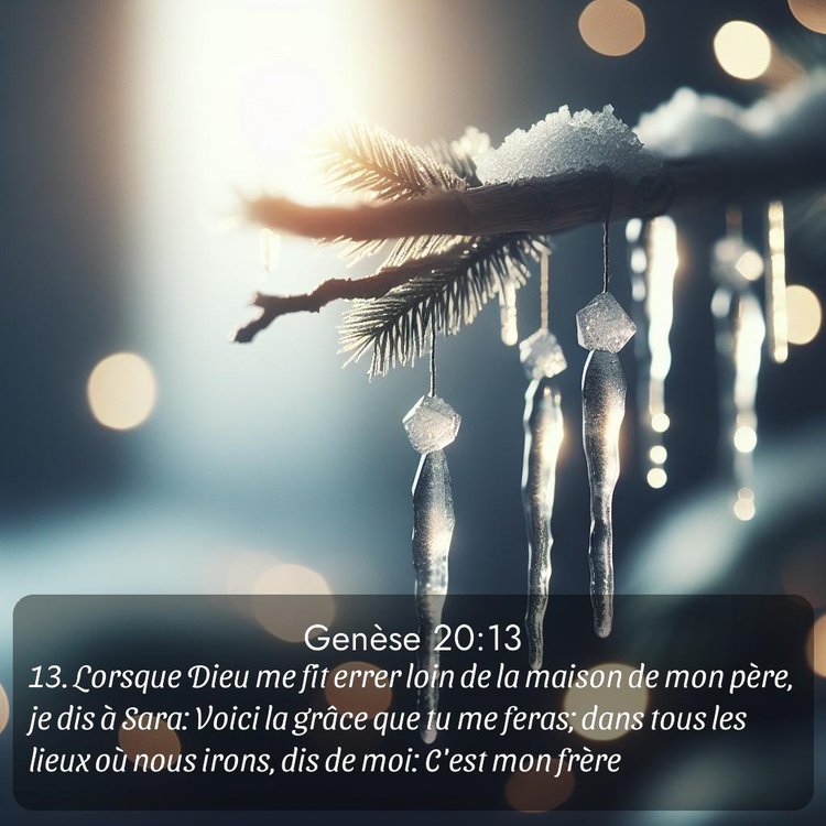 Segond Genèse 20:13