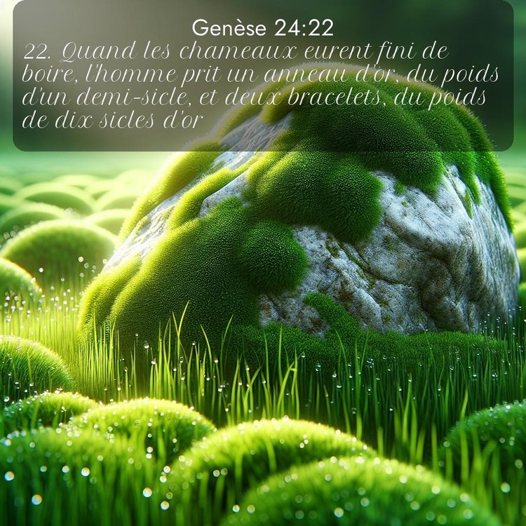 Segond Genèse 24:22