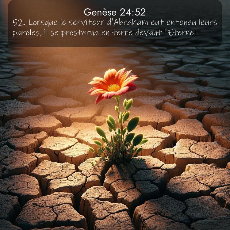 Segond Genèse 24:52