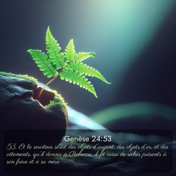 Segond Genèse 24:53