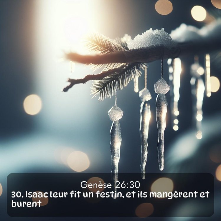 Segond Genèse 26:30