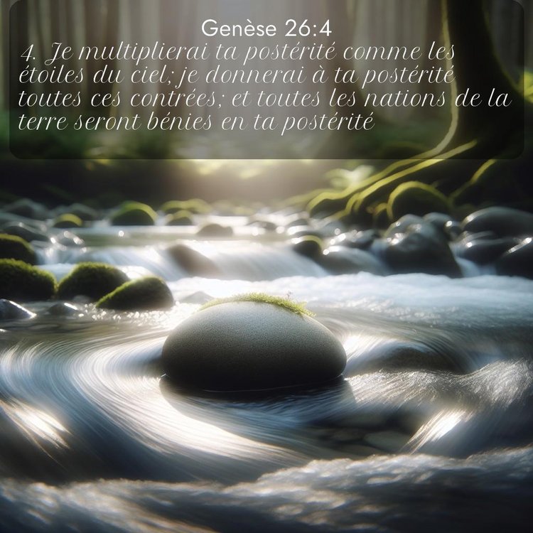 Segond Genèse 26:4