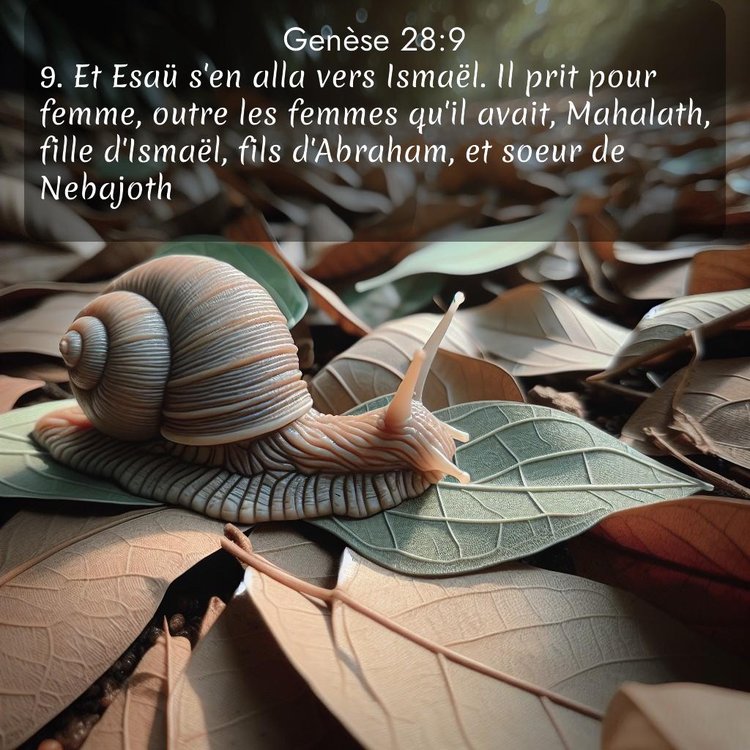 Segond Genèse 28:9