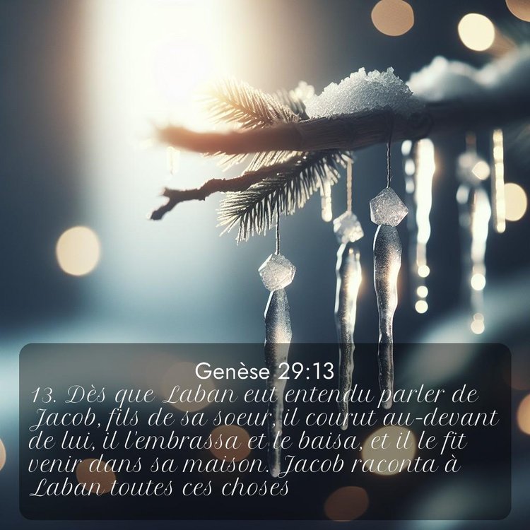 Segond Genèse 29:13