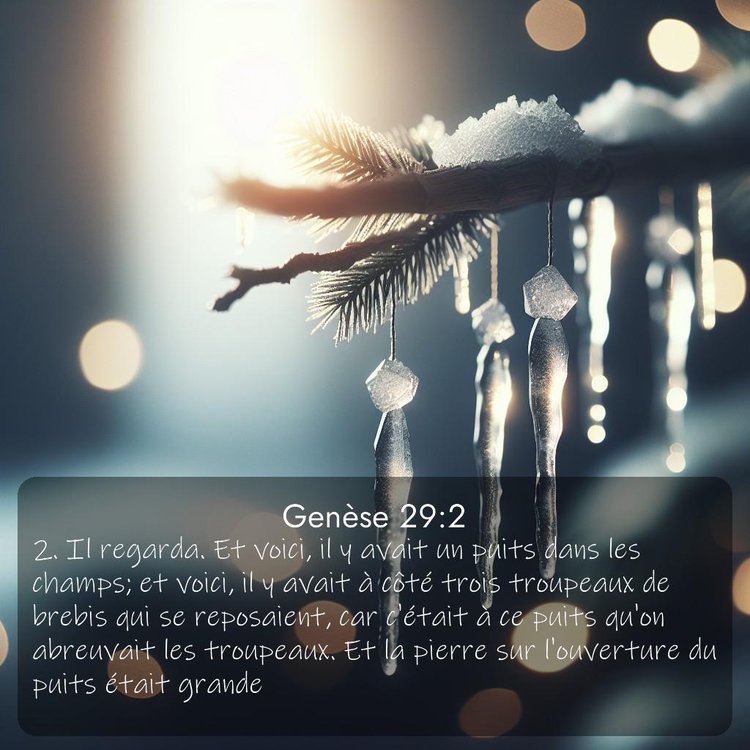 Segond Genèse 29:2