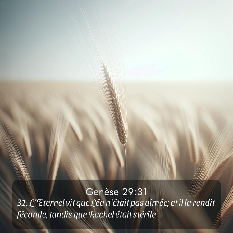 Segond Genèse 29:31