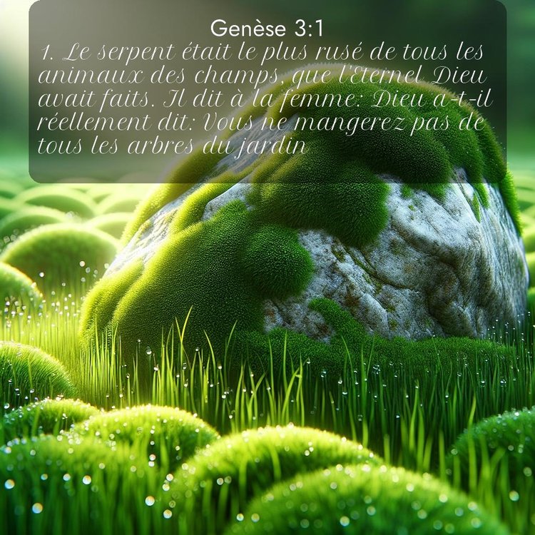 Segond Genèse 3:1