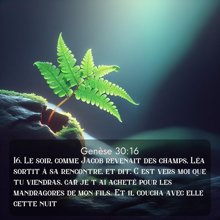 Segond Genèse 30:16