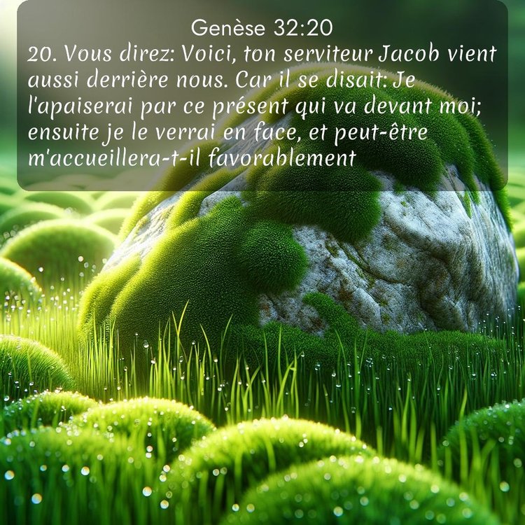 Segond Genèse 32:20