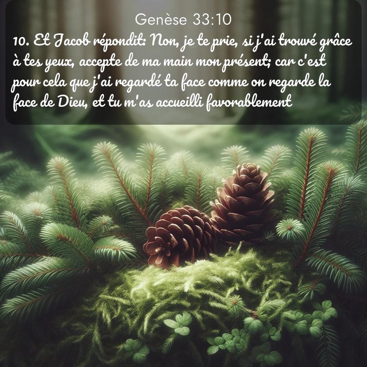 Segond Genèse 33:10