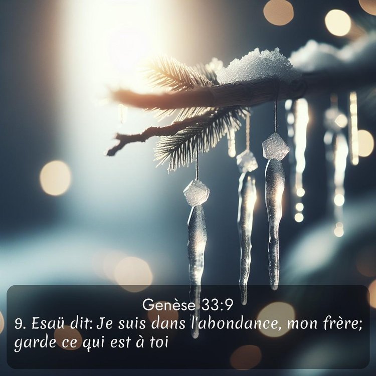 Segond Genèse 33:9