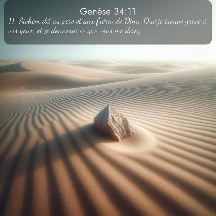 Segond Genèse 34:11