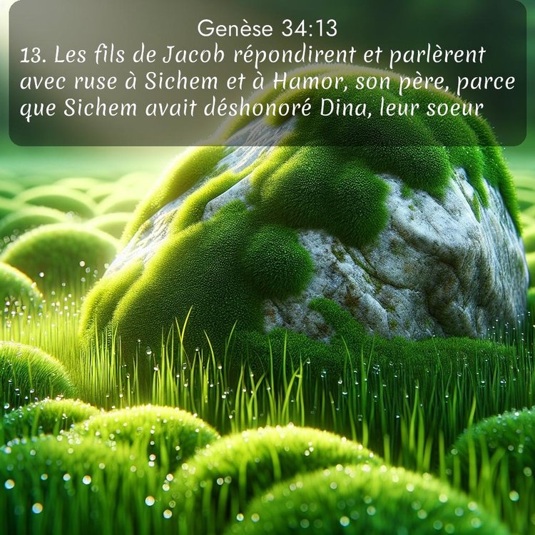 Segond Genèse 34:13