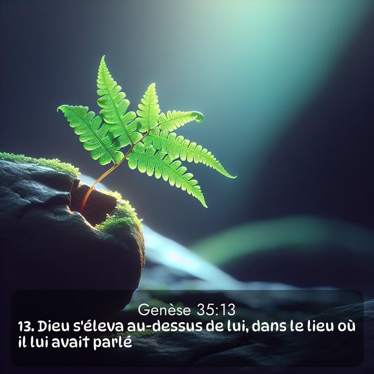 Segond Genèse 35:13