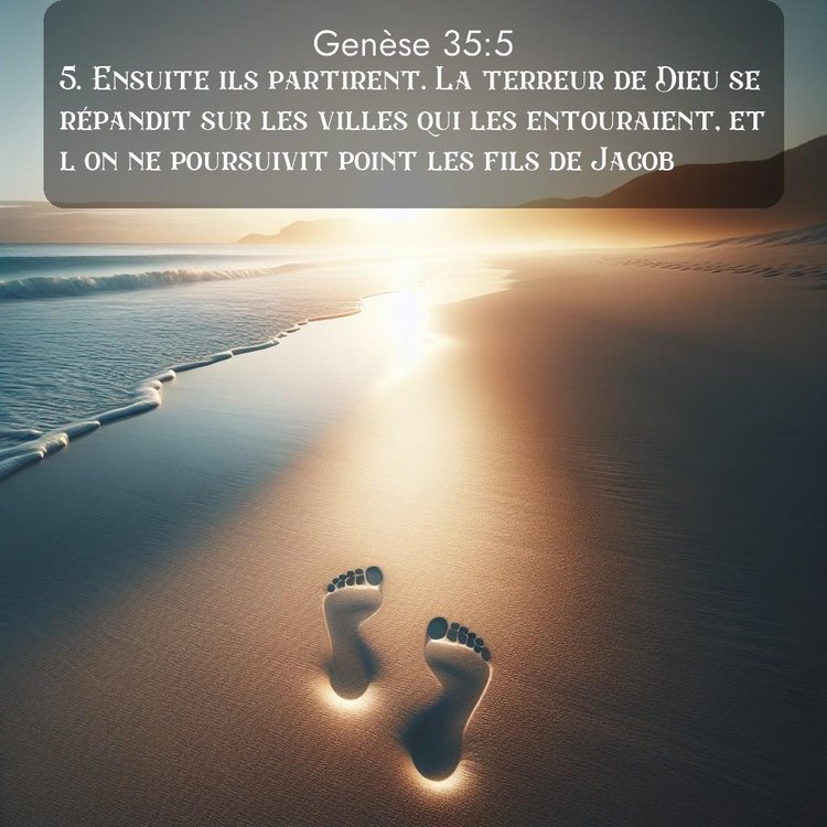 Segond Genèse 35:5