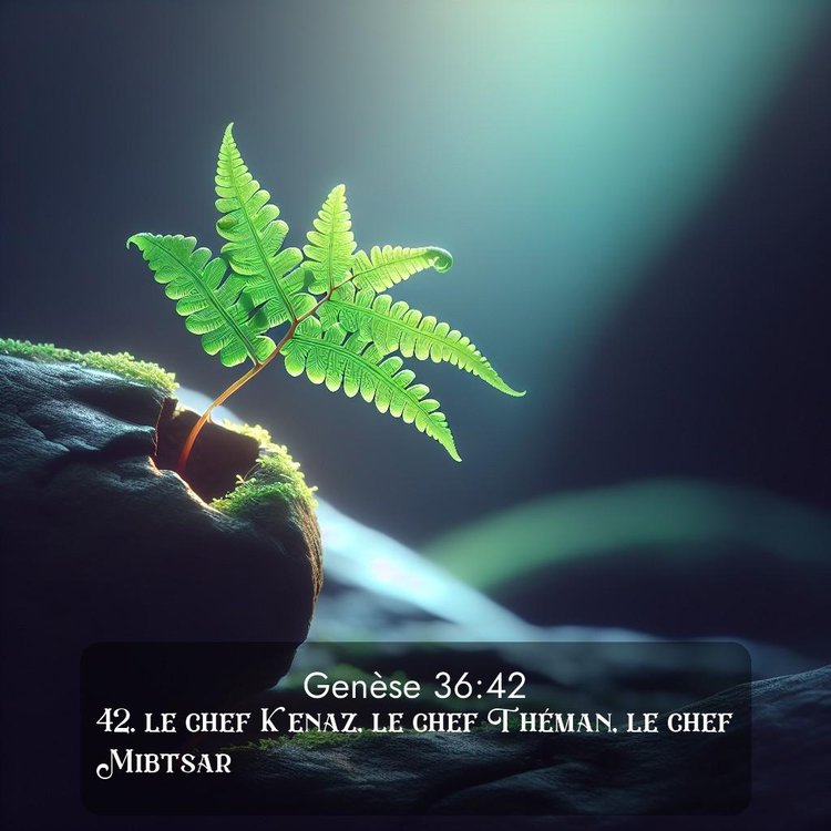 Segond Genèse 36:42