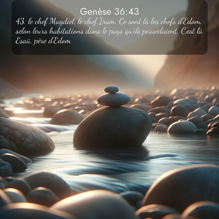 Segond Genèse 36:43