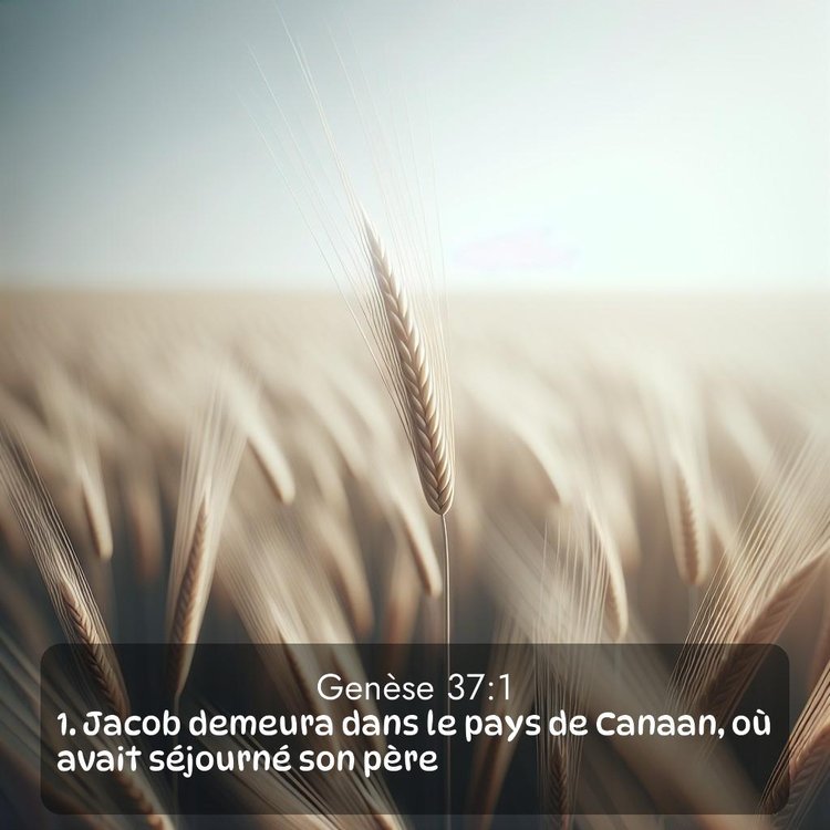 Segond Genèse 37:1