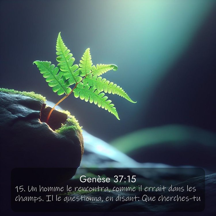 Segond Genèse 37:15