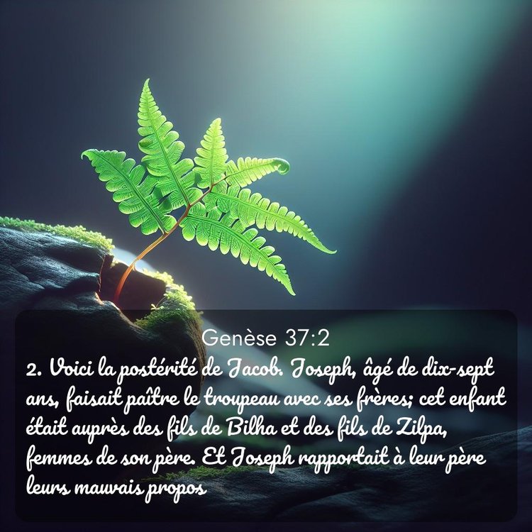 Segond Genèse 37:2