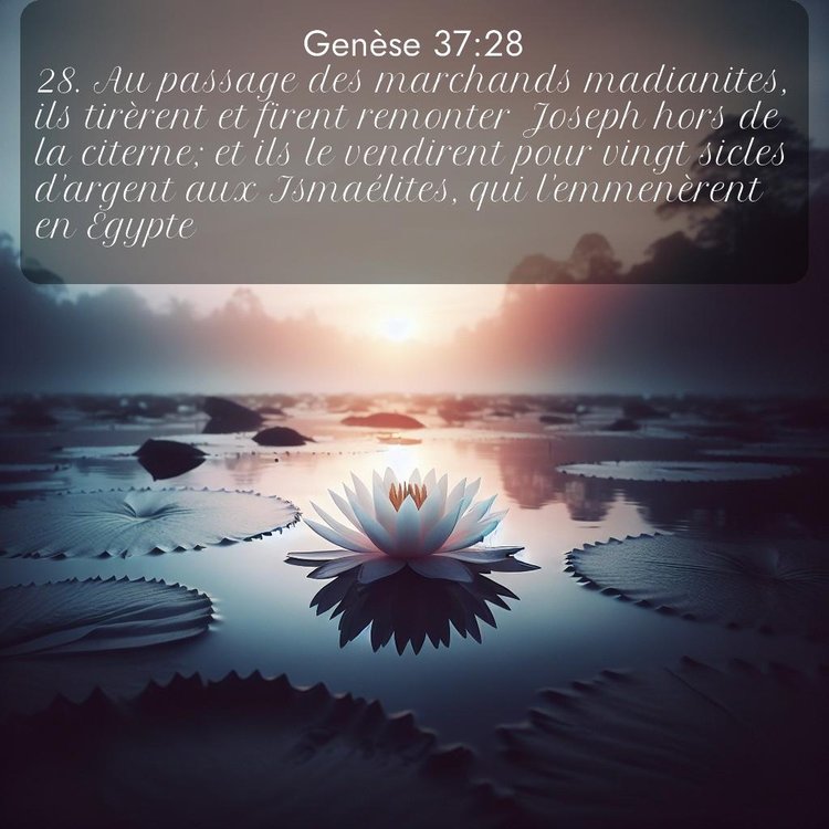 Segond Genèse 37:28