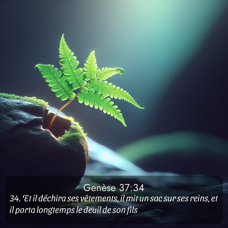 Segond Genèse 37:34