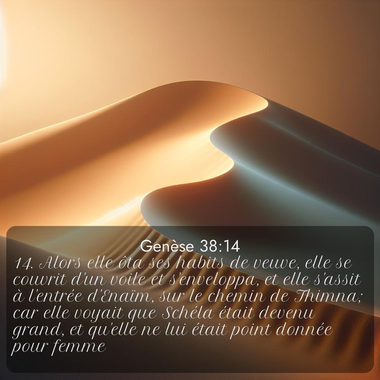 Segond Genèse 38:14