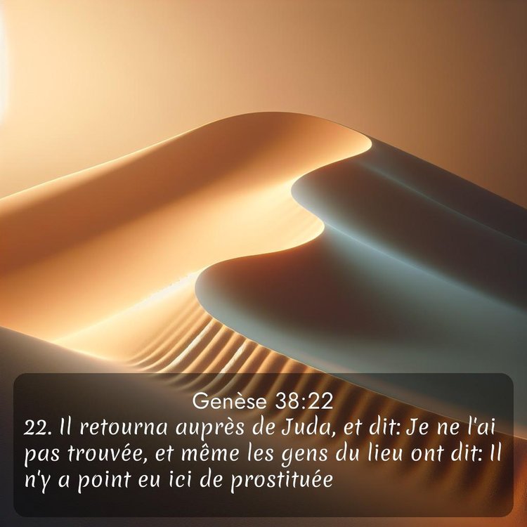 Segond Genèse 38:22