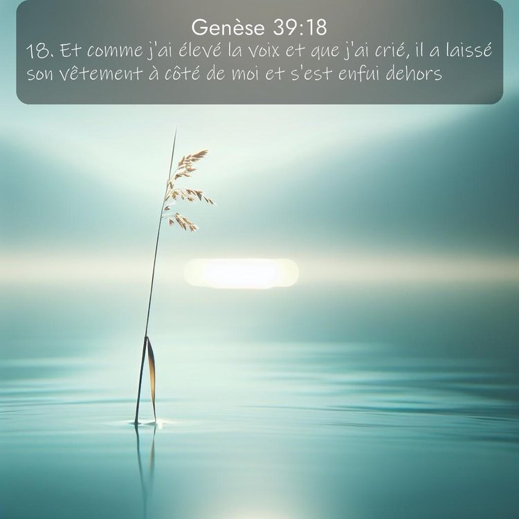 Segond Genèse 39:18