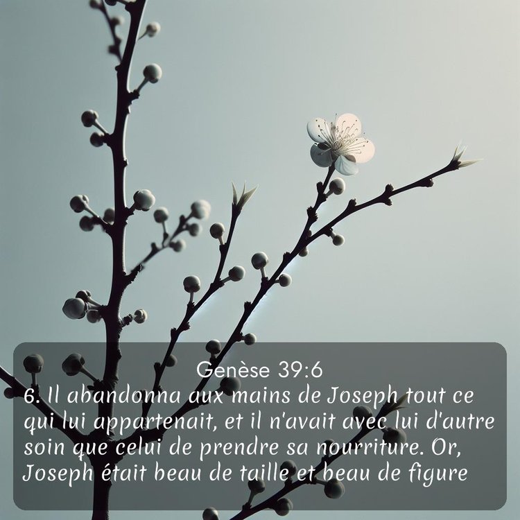 Segond Genèse 39:6