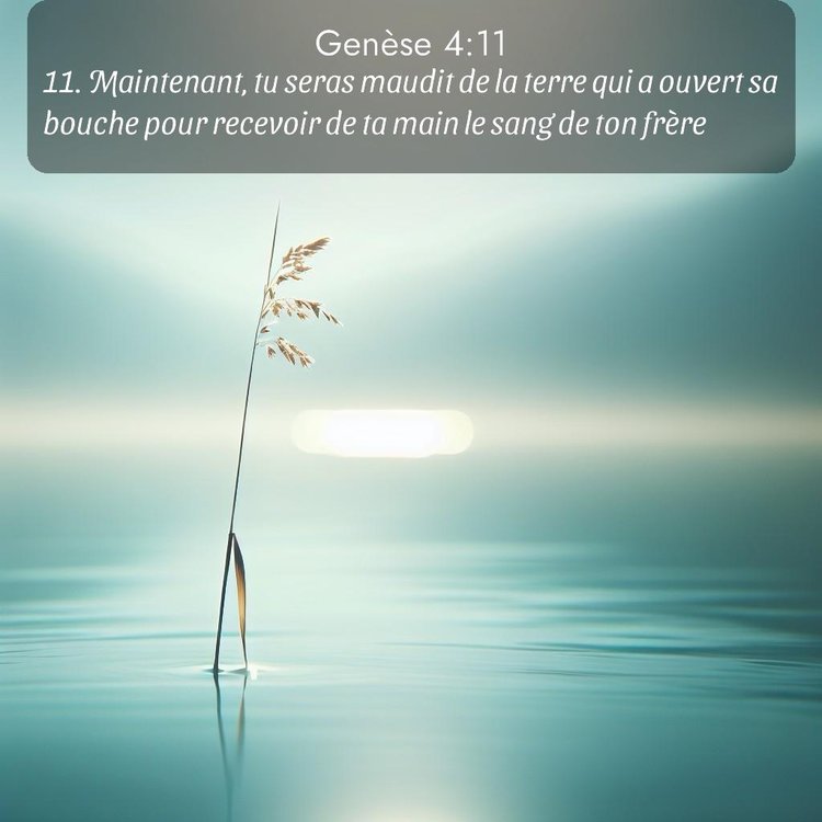 Segond Genèse 4:11