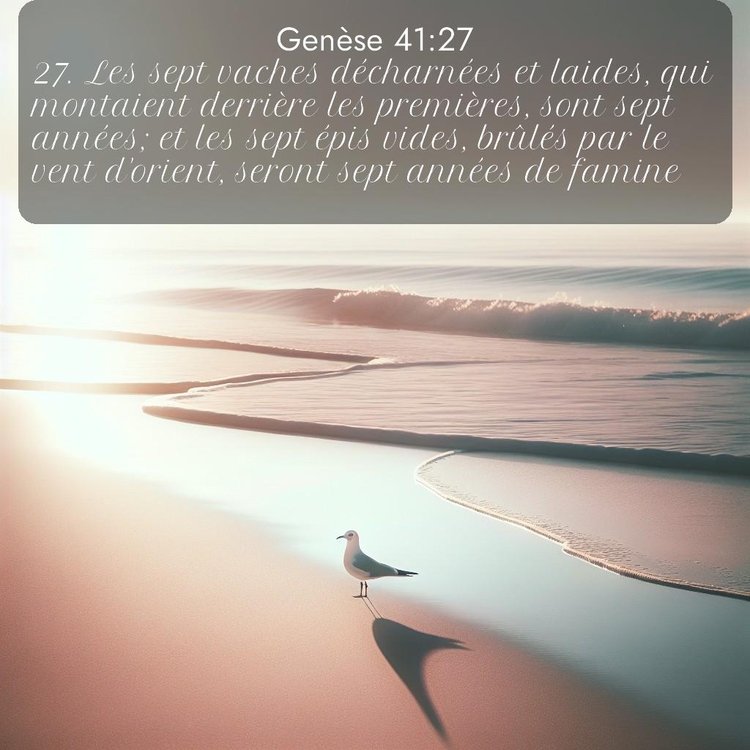 Segond Genèse 41:27