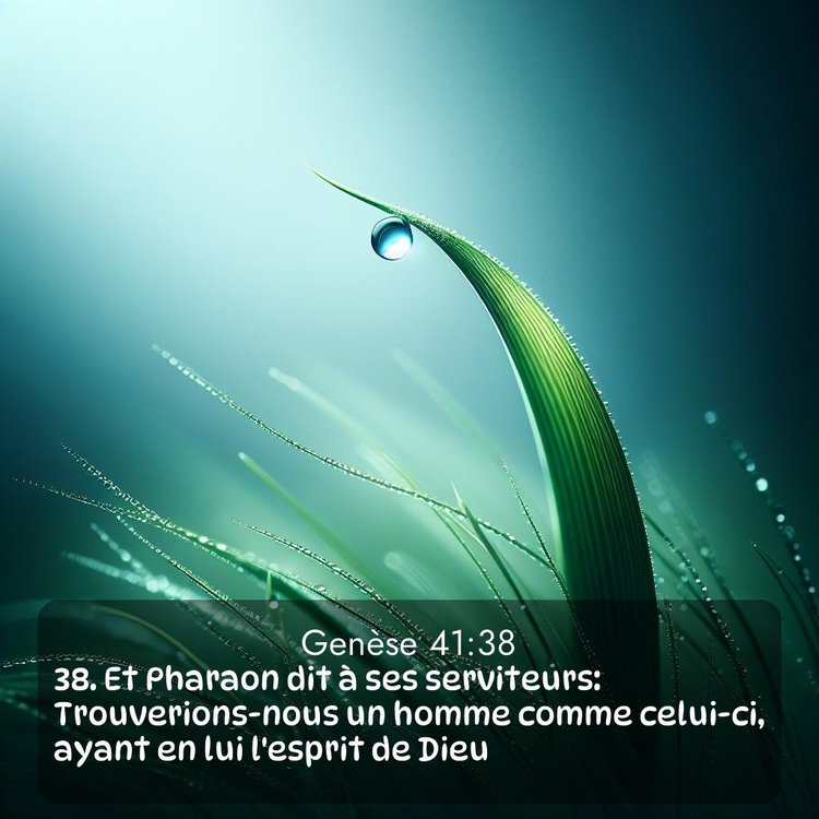 Segond Genèse 41:38