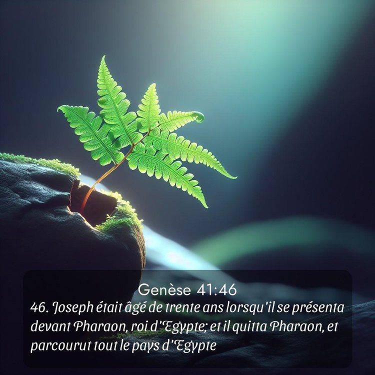 Segond Genèse 41:46