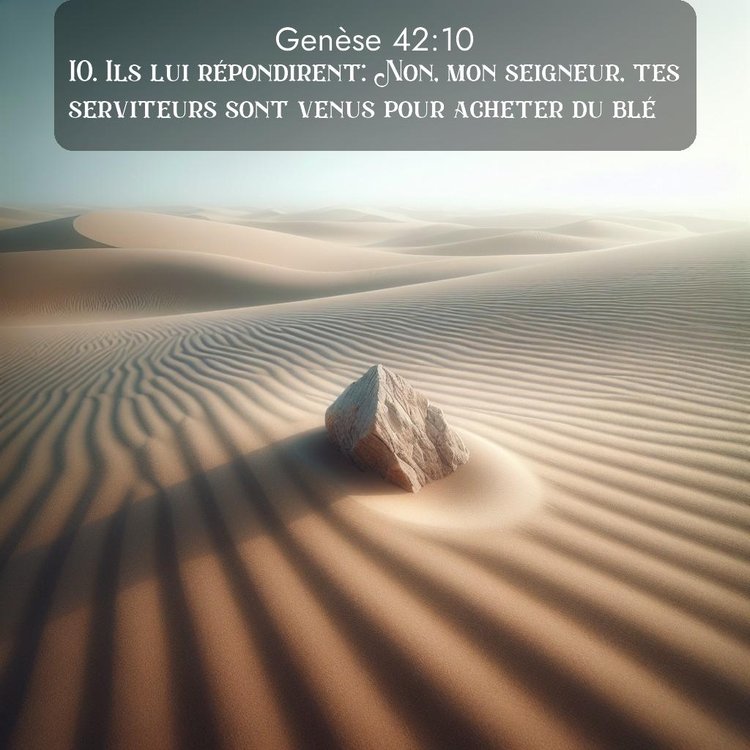 Segond Genèse 42:10